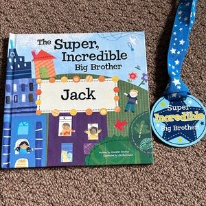 Super Incredible Big Brother "Jack" Book and Medal Set